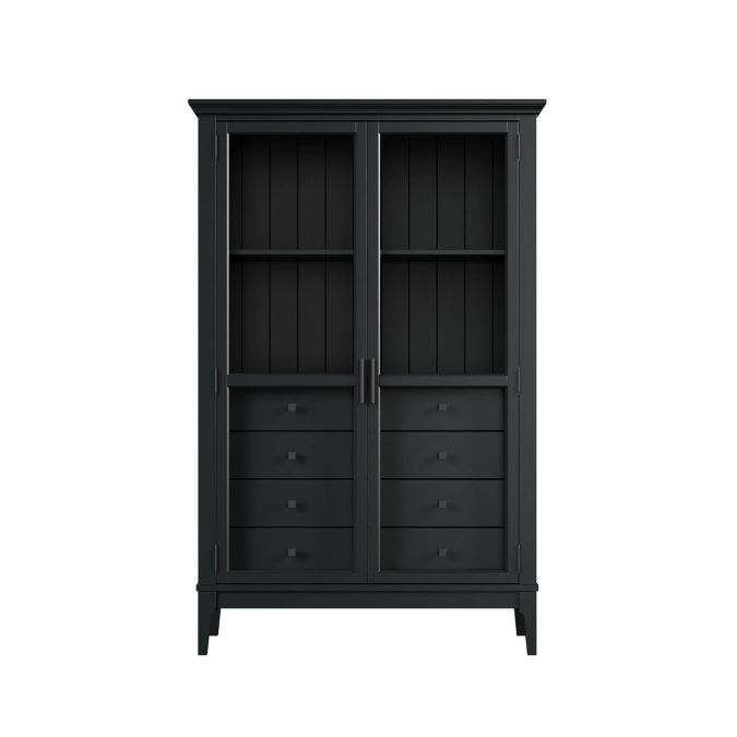 Фото Шкаф для посуды Квадро-С 20/04 (Блэк 9)