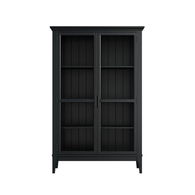 Фото Шкаф для посуды Квадро-С 20 (Блэк 9)