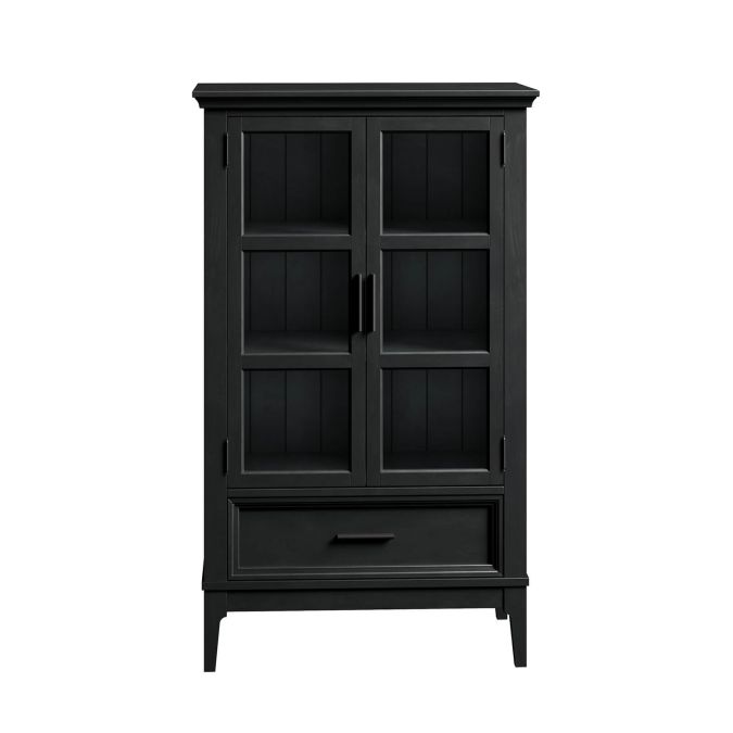 Фото Шкаф для посуды Квадро-С 21 (Блэк 9)