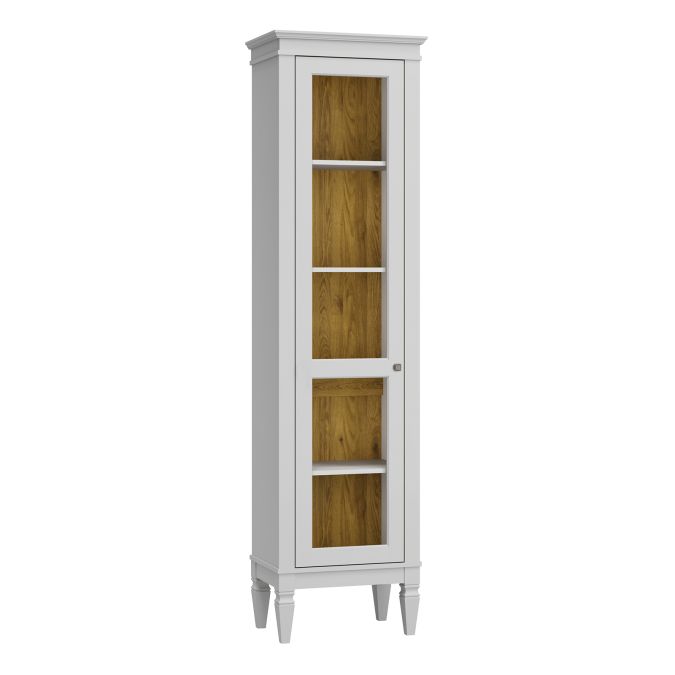 Фото Шкаф для посуды Ольса-С 100 Л белый лак