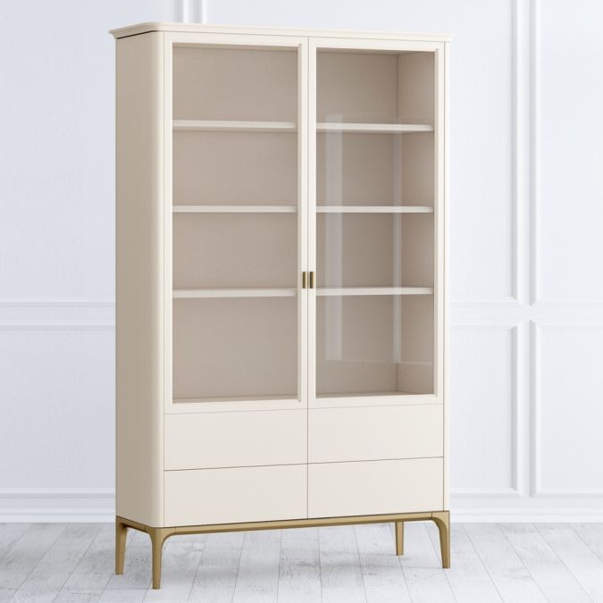 Фото Шкаф книжный 4 ящика Pr022CT-gold Primo gold