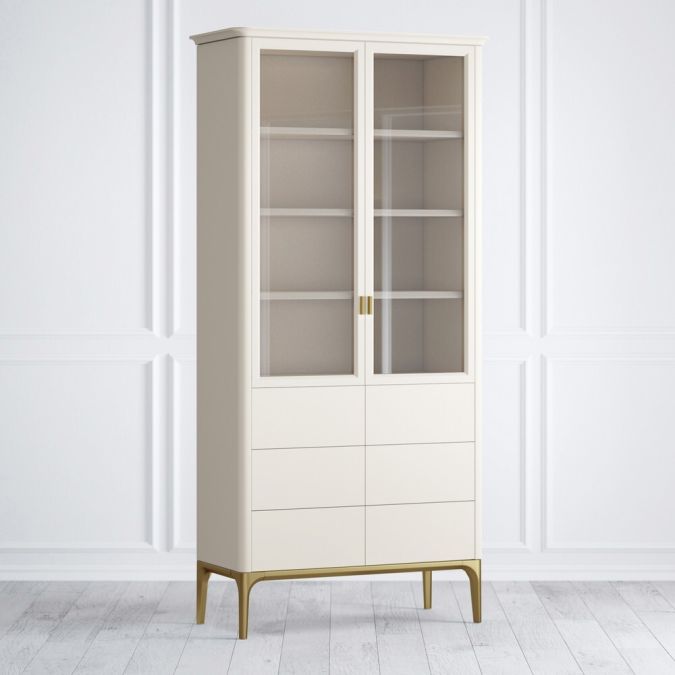 Фото Шкаф книжный 6 ящиков Pr082D-gold Primo gold