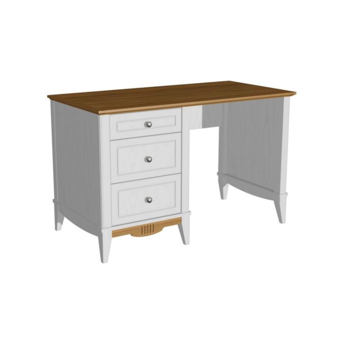 Фото Стол Пенни письменный NN 120 белый воск/антик 24