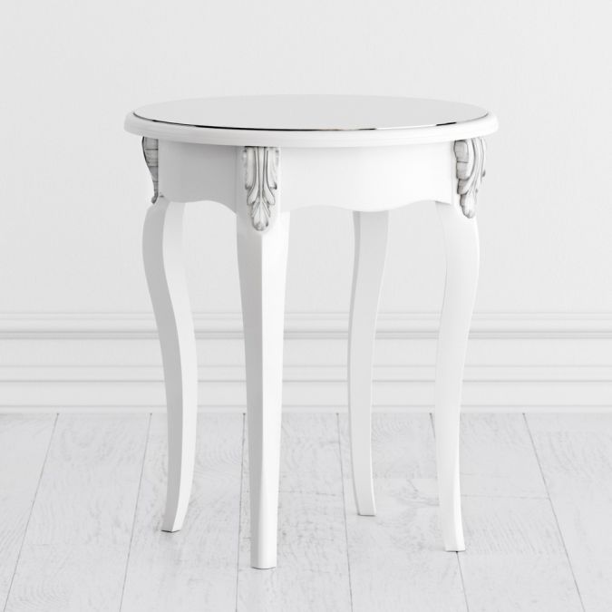 Фото Столик круглый OR113C-K00-S Silvery Rome