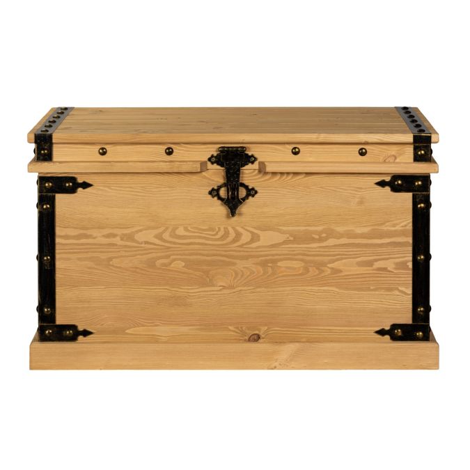 Фото Сундук Викинг (с прямой крышкой) (мёд)