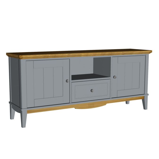 Фото Тумба NN ТВ 1600 Пенни (Серый 7046 / Антик 24)