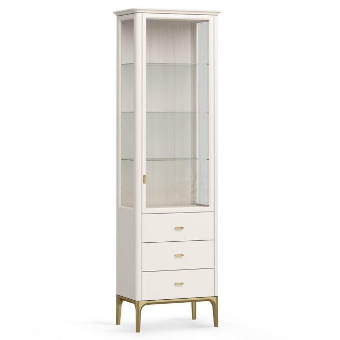 Фото Витрина стеклянная R Альтэ Pr113RDP-gold ПРИМО Голд