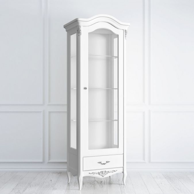 Фото Витрина стеклянная R S190-K00-S Silvery Rome