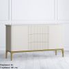 Комод средний Pr117DT_Pr118DT-gold Primo gold 
