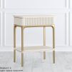 Консоль с полкой Pr064AT-gold Primo gold 