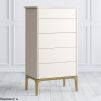 Комод 5 ящиков Pr065AT-gold Primo gold 