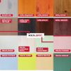 Шкаф Дания 4-створчатый цветная эмаль/бейц