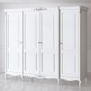 Шкаф 4 двери S624-K00-S Silvery Rome 