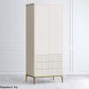Шкаф 2 двери Pr099C1T-gold Primo gold 