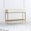 Консоль с полкой Pr004AT-gold Primo gold 