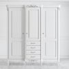 Шкаф 3 двери S623E-K00-S Silvery Rome 
