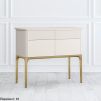 Консоль малая Pr088AT-gold Primo gold 