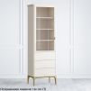 Шкаф книжный малый 3 ящика L Pr029LD-gold Primo gold 