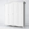 Шкаф 4 двери S124-K00-S Silvery Rome 