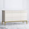 Комод средний Pr117BT_Pr118BT-gold Primo gold 