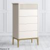 Комод 5 ящиков Pr065AT-gold Primo gold 