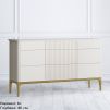Комод средний Pr117BT_Pr118BT-gold Primo gold 