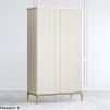 Шкаф 2 двери Pr019A1T-gold Primo gold 