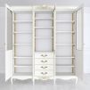 Библиотека 3 двери с ящиками APg183E-K02-G Atelier Gold 