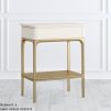 Консоль с полкой Pr064AT-gold Primo gold 