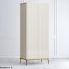 Шкаф 2 двери (вариант наполнения 2) Pr099A2T-gold Primo gold 