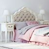 Кровать с мягким изголовьем 120*200 R312-K02-G-B01 Romantic Gold 