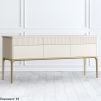 Консоль большая Pr009AT-gold Primo gold 