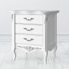 Прикроватная тумба 3 ящика S117-K00-S Silvery Rome 