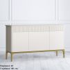Комод средний Pr117AT_Pr118AT-gold Primo gold 