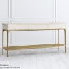 Консоль с полкой Pr003AT-gold Primo gold 