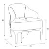 Кресло Napoli малое M18M-K00-0399_B08 Primo 