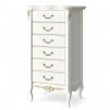Комод высокий 6 ящиков R108g Romantic Gold 