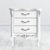 Прикроватная тумба 3 ящика S117-K00-S Silvery Rome 