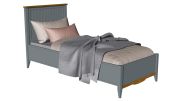 Кровать Пенни 90x200 серый 7046 антик 24 