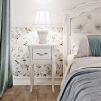 Кровать с мягким изголовьем 140*200 S314-K00-S-B07 Silvery Rome 