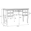 Кабинетный стол BA111M.2S-K07 Ballette RAL 9001 