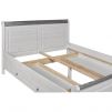 Кровать Мальта с ящиками 140х200 (серый) 