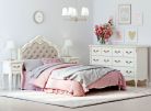 Кровать с мягким изголовьем 120*200 R312-K02-G-B01 Romantic Gold 