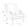 Кресло Френсис M12-BG-0386 