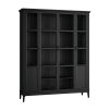 Шкаф для книг Квадро-С 422С (Блэк 9) 