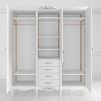 Шкаф 3 двери S623E-K00-S Silvery Rome 