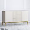 Комод средний Pr117DT_Pr118DT-gold Primo gold 