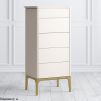 Комод узкий 5 ящиков Pr063AT-gold Primo gold 