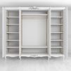 Шкаф 4 двери S624-K00-S Silvery Rome 