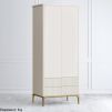 Шкаф 2 двери (вариант наполнения 2) Pr099B2T-gold Primo gold 